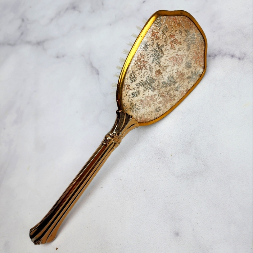🥳SALE🥳Antique vintage gold hairbrush - Picture 3 of 12